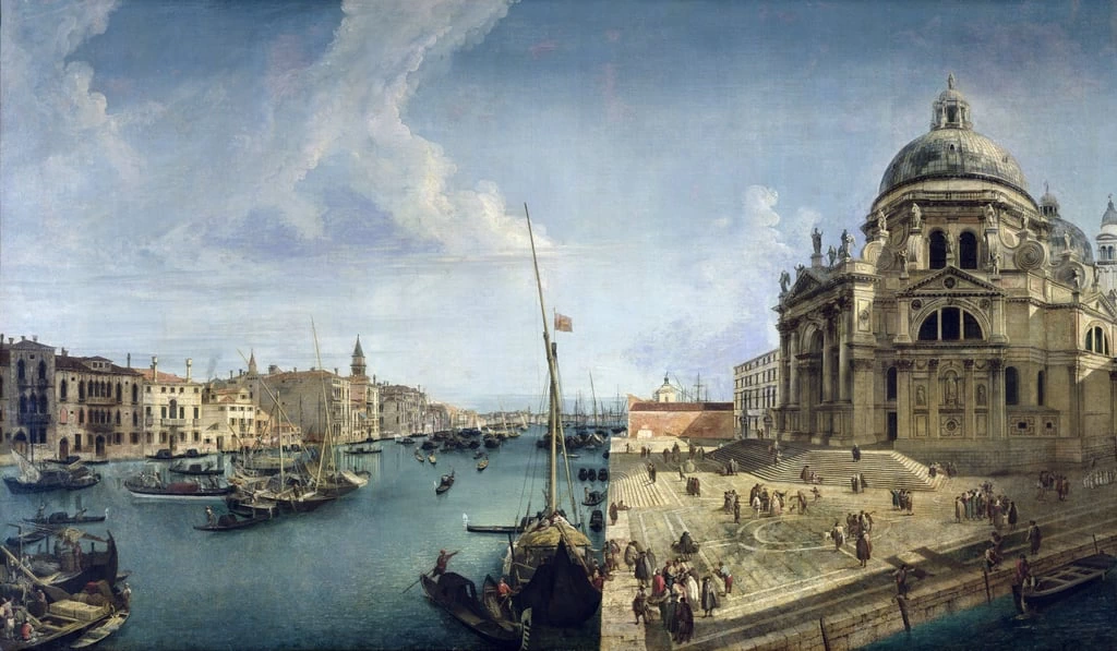 Ingresso al Canal Grande e Santa Maria della Salute - Louvre, Parigi